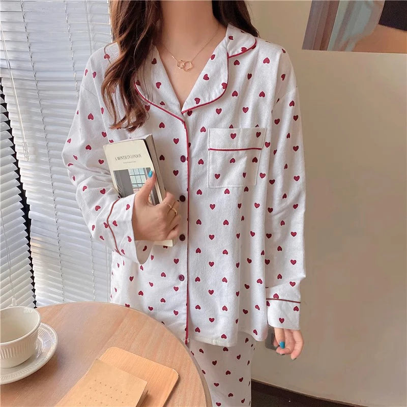 Heart Comfortable Pyjama set