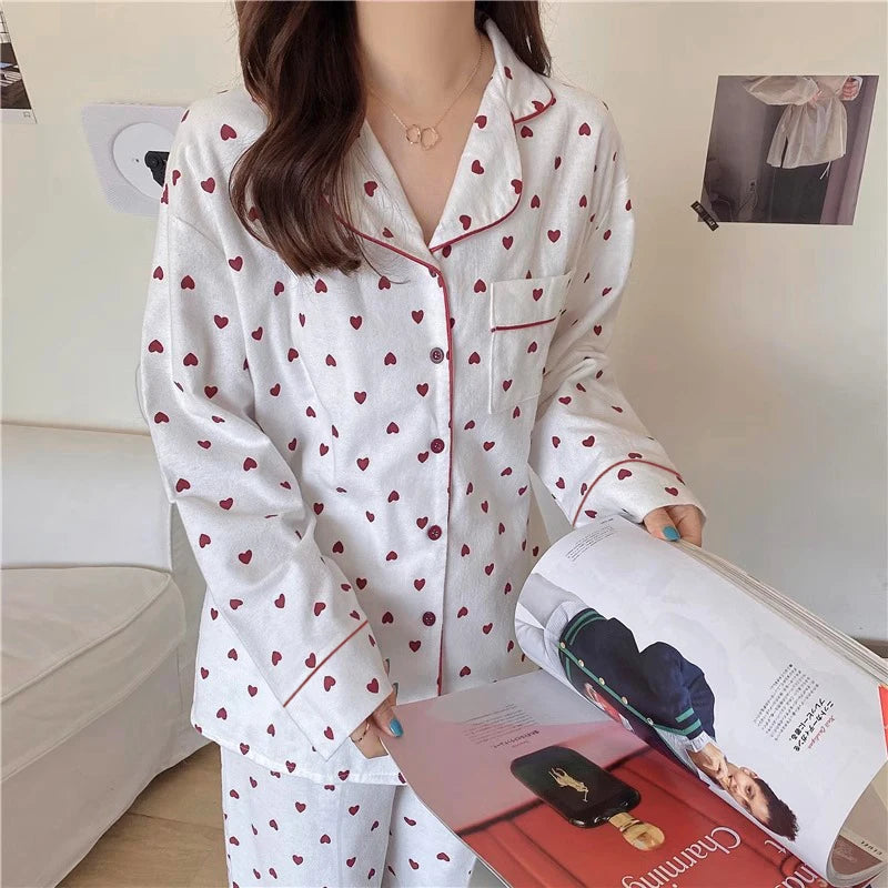 Heart Comfortable Pyjama set