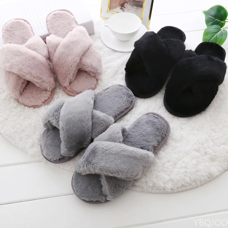 Home Furry Slippers