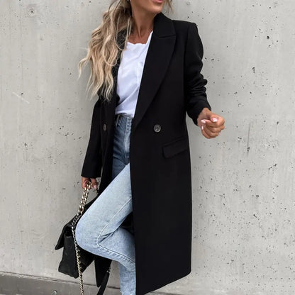 Long Blazer Overcoat