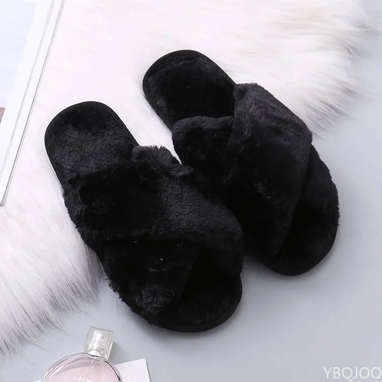 Home Furry Slippers