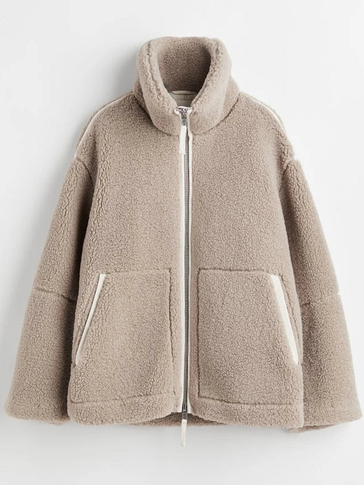 Oversized Teddy Bear Jacket